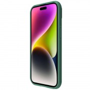 Карбоновая накладка Nillkin CamShield Pro Magnetic для Apple iPhone 15 (6.1") Deep Green