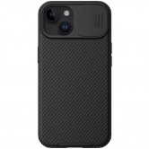 Карбоновая накладка Nillkin CamShield Pro для Apple iPhone 15 (6.1 дюйма) Black Карбоновая накладка Nillkin CamShield Pro для Apple iPhone 15 (6.1 дюйма) Black