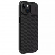 Карбоновая накладка Nillkin CamShield Pro для Apple iPhone 15 (6.1") Black