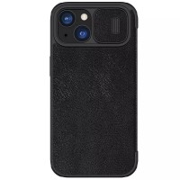 Кожаный чехол-книжка Nillkin Qin Pro Camshield для Apple iPhone 15 (6.1