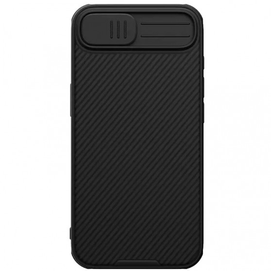 Карбоновая накладка Nillkin CamShield Pro Magnetic для Apple iPhone 16e (6.1") Black