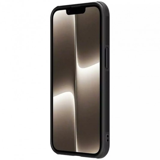 Карбоновая накладка Nillkin CamShield Pro Magnetic для Apple iPhone 16e (6.1") Black - изображение 3