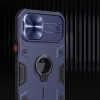 TPU+PC чехол Nillkin CamShield Armor (шторка на камеру) для Apple iPhone 12 Pro Max (6.7") Синий