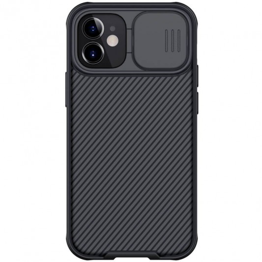 Карбоновая накладка Nillkin CamShield Pro для Apple iPhone 11 (6.1") Черный