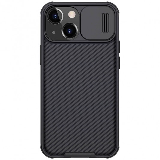 Карбоновая накладка Nillkin CamShield Pro для Apple iPhone 14/13 (6.1