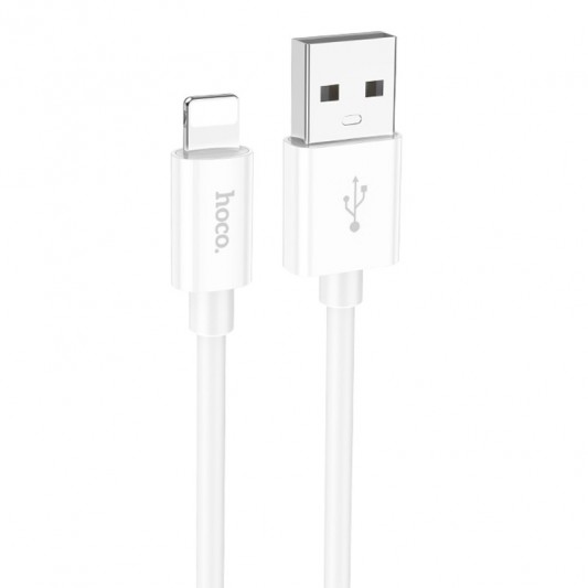 Дата кабеля Hoco X87 Magic silicone USB to Lightning (1m) White