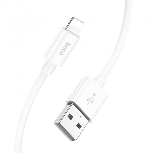 Дата кабеля Hoco X87 Magic silicone USB to Lightning (1m) White - изображение 3