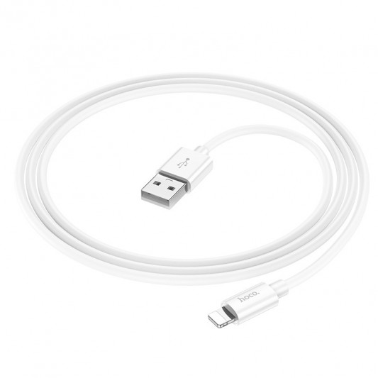 Дата кабеля Hoco X87 Magic silicone USB to Lightning (1m) White - изображение 4