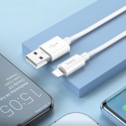 Дата кабеля Hoco X87 Magic silicone USB to Lightning (1m) White