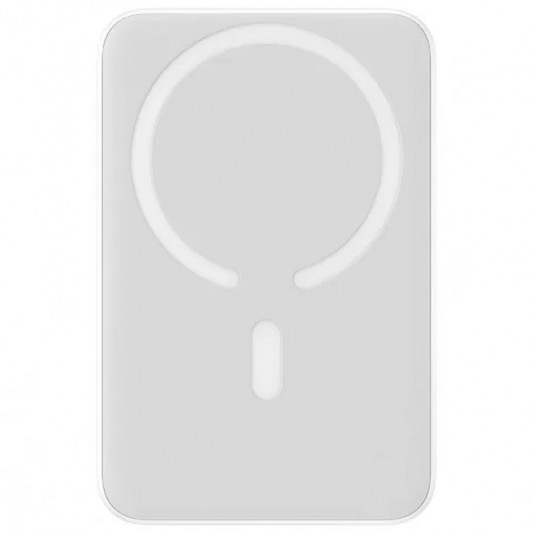 Портативный ЗП Power Bank Baseus Magnetic Mini 20W c БЗП 10000 mAh (PPCX070001) White - изображение 1
