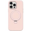 Чохол Silicone Case Full Protective NO LOGO with Ring для Apple iPhone 12 Pro / 12 (6.1") Pink