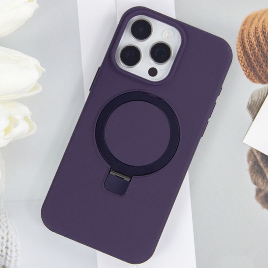 Чехол Silicone Case Full Protective NO LOGO with Ring для Apple iPhone 14 Pro Max (6.7