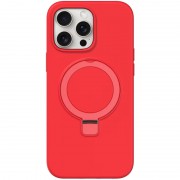 Чохол Silicone Case Full Protective NO LOGO with Ring для Apple iPhone 14 Pro Max (6.7") Red