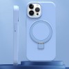 Чехол Silicone Case Full Protective NO LOGO with Ring для Apple iPhone 15 Pro (6.1") Blue