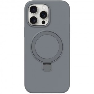 Чехол Silicone Case Full Protective NO LOGO with Ring для Apple iPhone 15 Pro (6.1