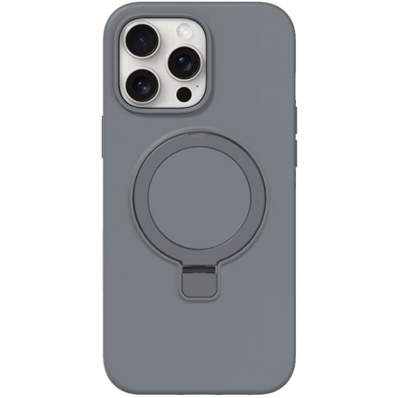Чехол Silicone Case Full Protective NO LOGO with Ring для Apple iPhone 15 Pro (6.1