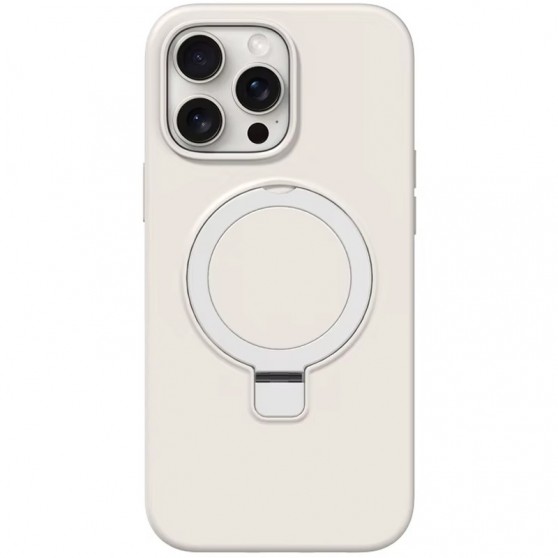 Чехол Silicone Case Full Protective NO LOGO with Ring для Apple iPhone 15 Pro (6.1
