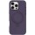 Чехол Silicone Case Full Protective NO LOGO with Ring для Apple iPhone 16 Pro (6.3") Purple