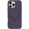 Чехол Silicone Case Full Protective NO LOGO with Ring для Apple iPhone 16 Pro Max (6.9") Purple