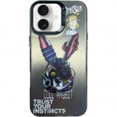 Чехол TPU+PC So Cool для Apple iPhone 16 (6.1 дюйма) Cool Rabbit