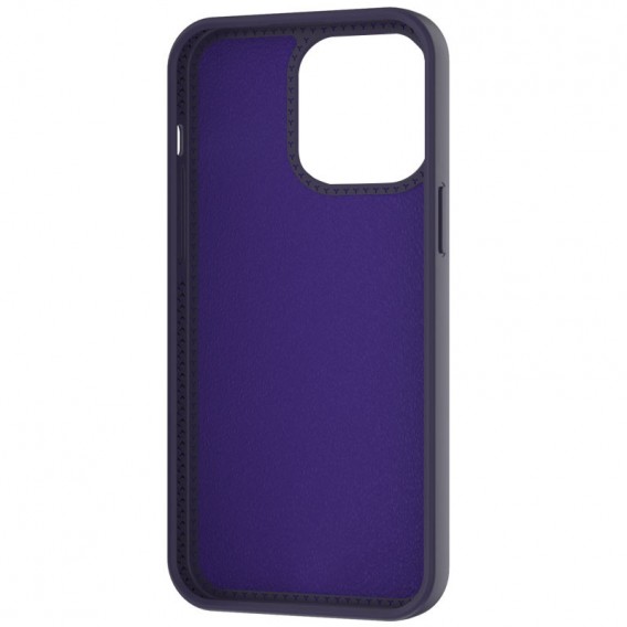 Чохол Silicone Case Full Protective NO LOGO with Ring для Apple iPhone 13 Pro (6.1") Purple