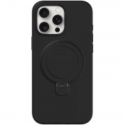 Чохол Silicone Case Full Protective NO LOGO with Ring для Apple iPhone 13 Pro Max (6.7") Black