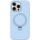 Чохол Silicone Case Full Protective NO LOGO with Ring для Apple iPhone 13 Pro Max (6.7") Blue