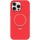 Чохол Silicone Case Full Protective NO LOGO with Ring для Apple iPhone 13 Pro Max (6.7") Red