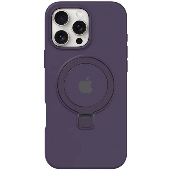 Чехол Silicone Case Full Protective with Ring для Apple iPhone 16 Pro Max (6.9") Purple
