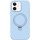 Чехол Silicone Case Full Protective NO LOGO with Ring для Apple iPhone 11 (6.1") Blue