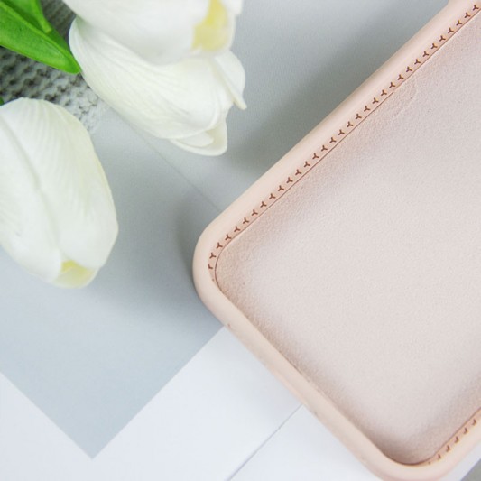 Чохол Silicone Case Full Protective NO LOGO with Ring для Apple iPhone 11 (6.1") Pink - зображення 4 