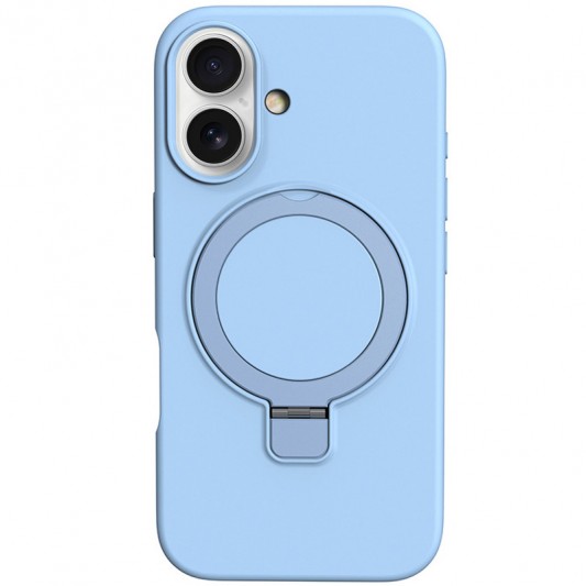 Чехол Silicone Case Full Protective NO LOGO with Ring для Apple iPhone 16 (6.1