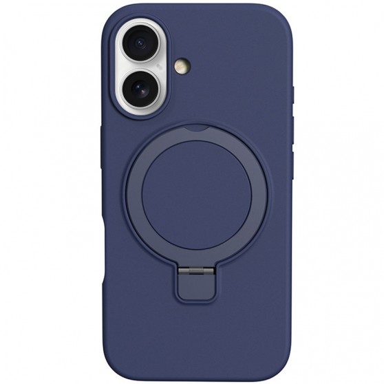 Чехол Silicone Case Full Protective NO LOGO with Ring для Apple iPhone 16 (6.1