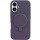 Чохол Silicone Case Full Protective NO LOGO with Ring для Apple iPhone 16 (6.1") Purple