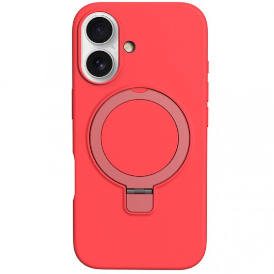 Чехол Silicone Case Full Protective NO LOGO with Ring для Apple iPhone 16 (6.1