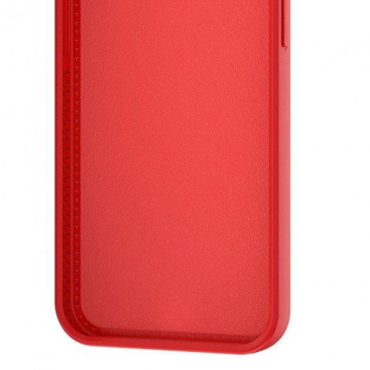 Чехол Silicone Case Full Protective NO LOGO with Ring для Apple iPhone 16 (6.1") Red - изображение 1