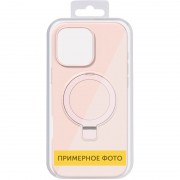 Чохол Silicone Case Full Protective NO LOGO with Ring для Apple iPhone 16e (6.1") Pink