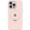 Чехол Silicone Case Full Protective with Ring для Apple iPhone 12 Pro / 12 (6.1") Pink