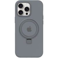 Чохол Silicone Case Full Protective with Ring для Apple iPhone 14 Pro (6.1") Grey