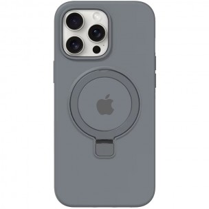 Чохол Silicone Case Full Protective with Ring для Apple iPhone 14 Pro (6.1") Grey Чохол Silicone Case Full Protective with Ring для Apple iPhone 14 Pro (6.1") Grey