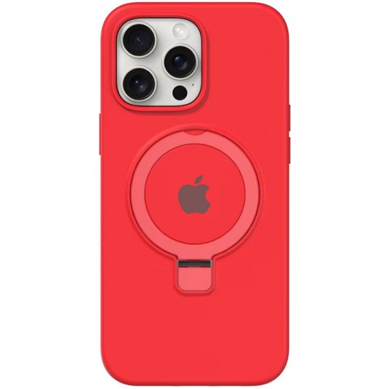 Чохол Silicone Case Full Protective with Ring для Apple iPhone 14 Pro Max (6.7") Red