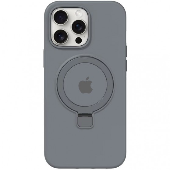 Чехол Silicone Case Full Protective with Ring для Apple iPhone 15 Pro (6.1