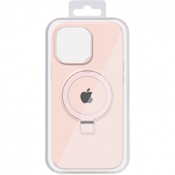 Чохол Silicone Case Full Protective with Ring для Apple iPhone 15 Pro (6.1") Pink