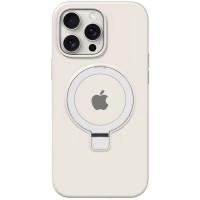 Чехол Silicone Case Full Protective with Ring для Apple iPhone 15 Pro Max (6.7") White
