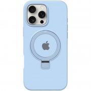 Чехол Silicone Case Full Protective with Ring для Apple iPhone 16 Pro (6.3") Blue