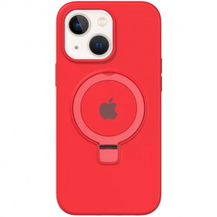 Чехол Silicone Case Full Protective with Ring для Apple iPhone 13 / 14 (6.1