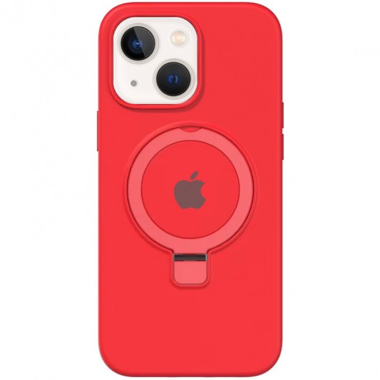 Чехол Silicone Case Full Protective with Ring для Apple iPhone 13 / 14 (6.1