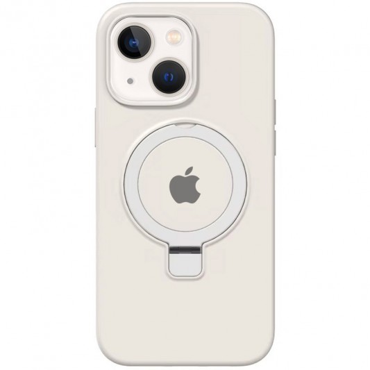 Чехол Silicone Case Full Protective with Ring для Apple iPhone 13 / 14 (6.1