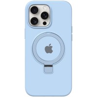 Чехол Silicone Case Full Protective with Ring для Apple iPhone 13 Pro Max (6.7") Blue