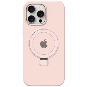 Чохол Silicone Case Full Protective with Ring для Apple iPhone 13 Pro Max (6.7") Pink